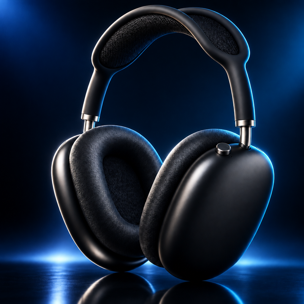 Wireless Headphones Pro 5.0 – Navy Blue Luxury